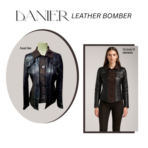 Danier Jackets & Blazers - 🧥✨ Danier Leather + Herringbone Bomber (XS) ✨🧥 Bundle & Save #ShopMyCloset